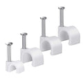 Cable Wire Clips 4mm 6mm 8mm 10mm Cable Management RG6 RG59 CAT5 CAT6 RJ45 by Easytle
