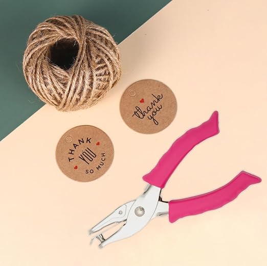 Single Hole Punch 1/4" & 1/8", Small One Hole Puncher - Image 4