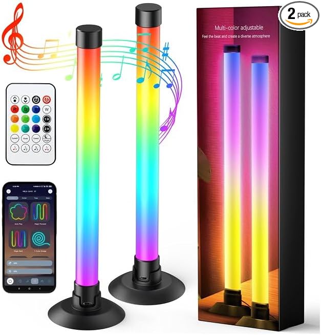 Ledagic Led Light Bar with Music Sync, Color Changing TV Backlight App & Remote by Ledagic