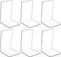 Adwikoso Clear Acrylic Book Ends, Non-Slip Book Holder Stand, Decorative Book by Hiziwimi
