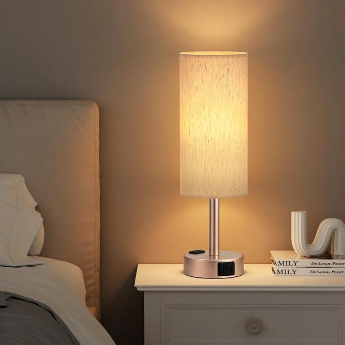 Fenmzee Bedside Table Lamp for Bedroom - Image 6
