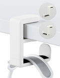 Headphone Hook Under Desk Holder 360-Degree Adjustable Rotation, easy spring by Celerion