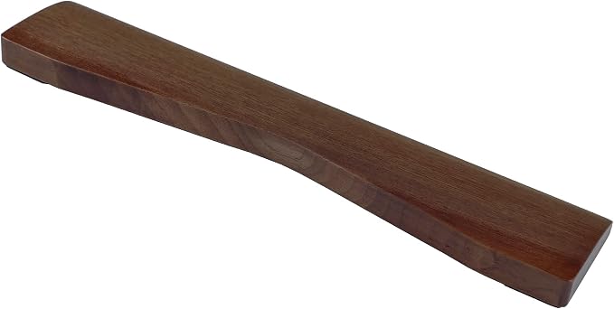Ergonomic Wooden Wrist Rest Solid Wood Walnut - Image 3