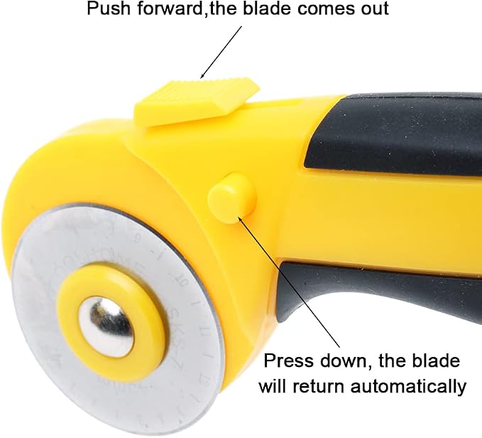 45mm Rotary Cutter Automatic Fabric Cutter Quick Change Blades - Image 8