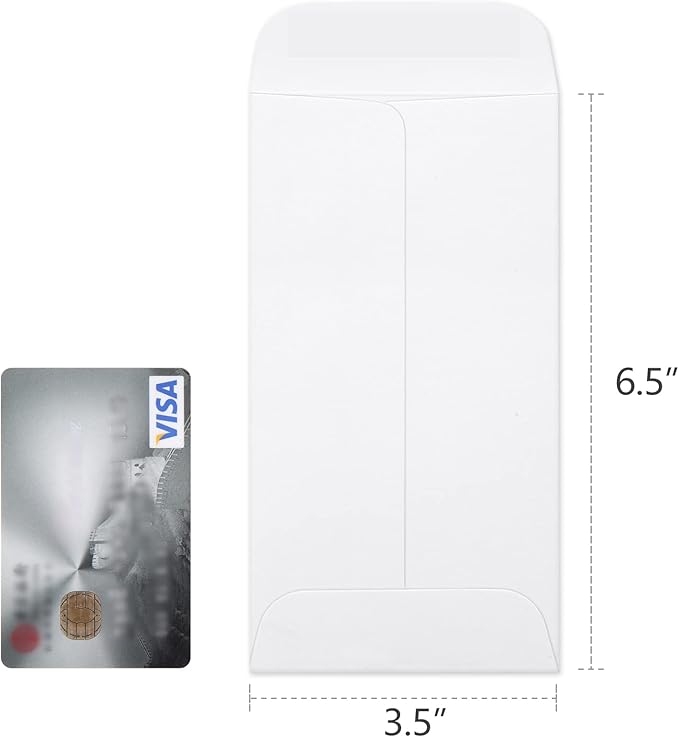 ValBox 3.5x6.5 Money Envelopes, Small Parts Envelope - Image 2
