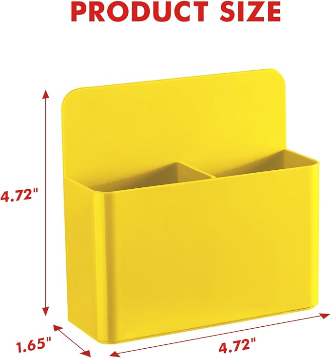 BEYGORM 2 Pack Plastic Magnetic Pen Holder - Image 2