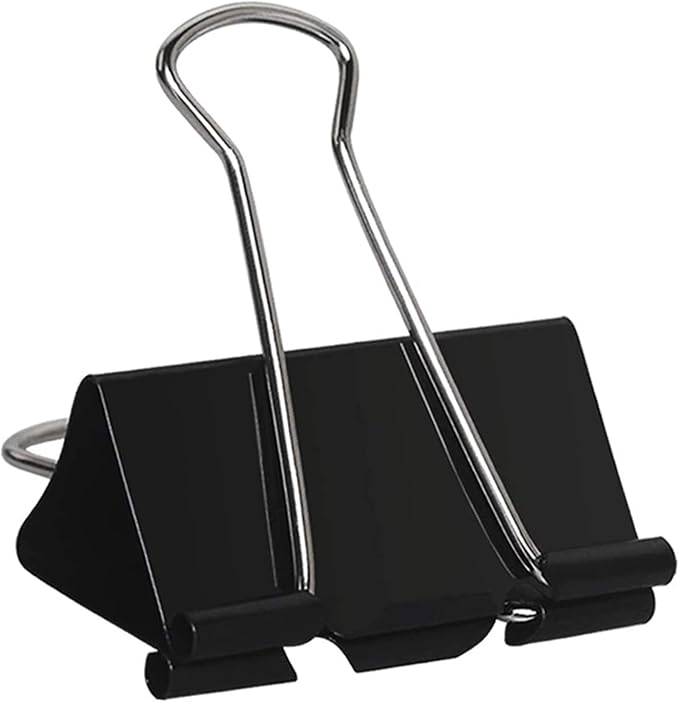 Large Binder Clips 2 Inch, Extra Large Binder Clips Big Paper Clamps Giant Clips by Aellabus