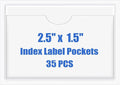 Origin-Joy 35 PCS Self Adhesive Index Card Pockets by Origin-Joy