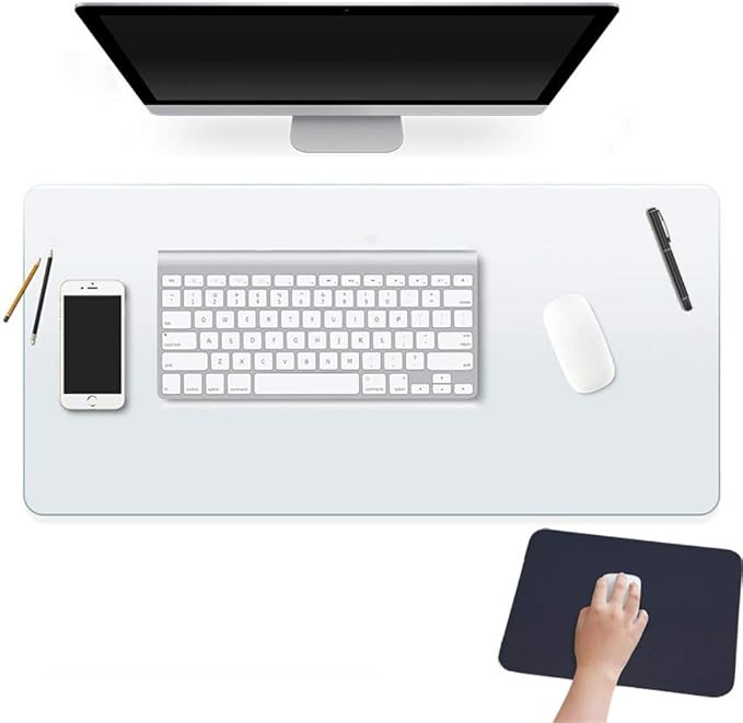 24 X 48 Inch Clear Desk Pad Protector Transparent Desk Mats Blotter on Top of by EasyEasyLife