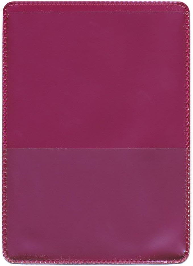 StoreSMART Metallic Maroon Auto Insurance and ID Card Holder – 2 Pack RFS20-MM2 by StoreSMART