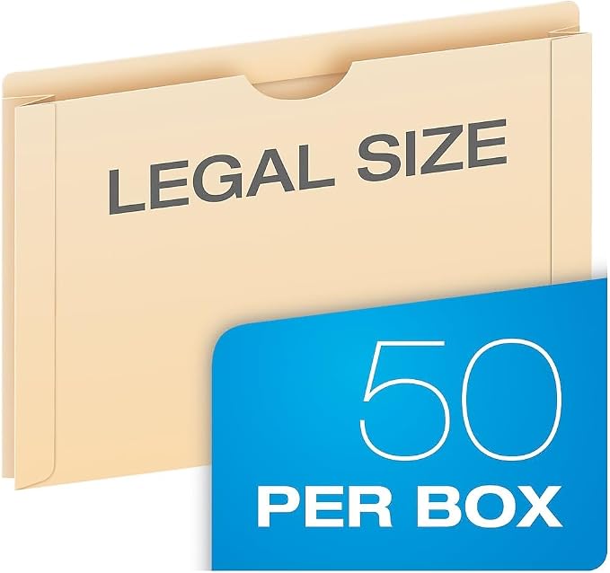 Pendaflex File Jackets, Legal Size, Reinforced Straight-Cut Tabs - Image 5
