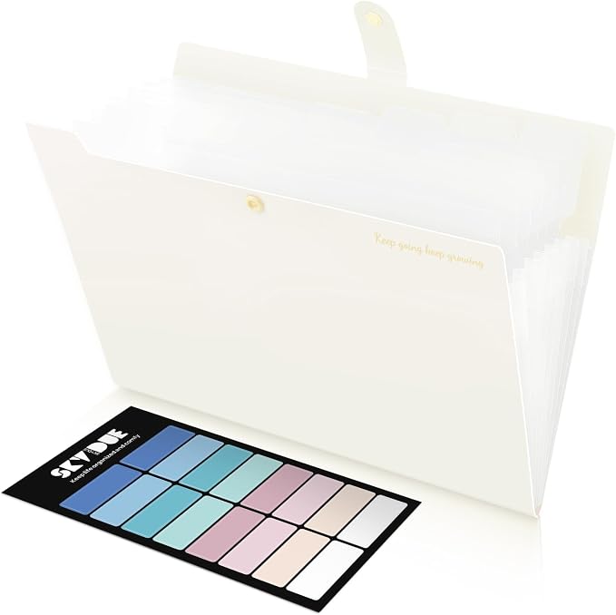 SKYDUE Accordion File Organizer, Expanding File Folder by SKYDUE