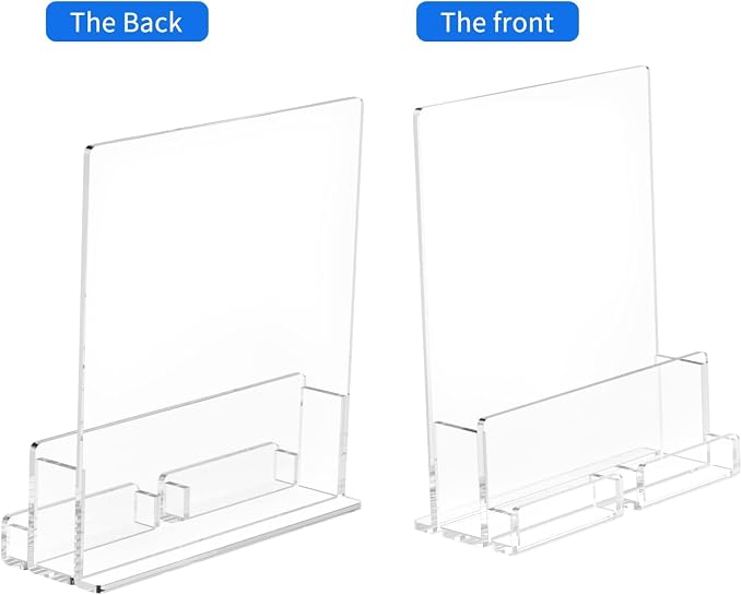 NIUBEE 6-Pack Acrylic Brochure Holder 8.5*11 inches, Plastic Flyer Display Stand - Image 2