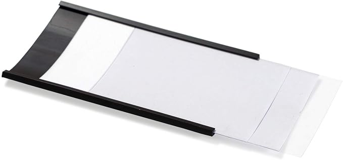 SmartSign Magnetic 'C' Channel Label Holders | 2.5" x 4" Pack of 10 - Image 6