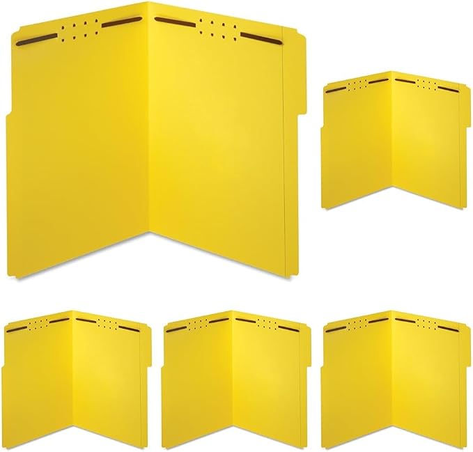 Pendaflex Fastener Folders, 1/3 Cut, Reinforced Tab, 2 Fasteners, Letter Size by TOPSProducts