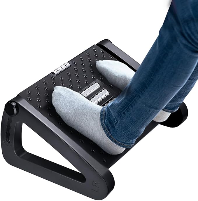 Foot Rest for Under Desk at Work by ZLMHYYM