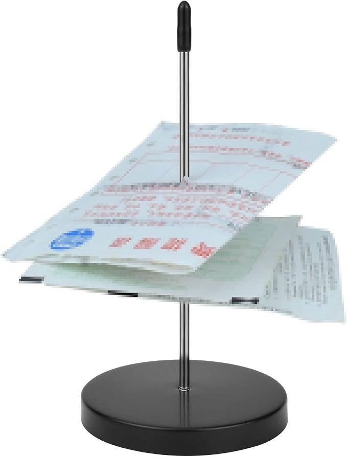 3 Pcs Ticket Spike, Receipt Spike Holder, Metal Bill Holder - Image 4