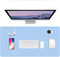 PU Leather Desk Pad Protector Gaming Mouse Pad Non Slip Desk Mat by Unknown