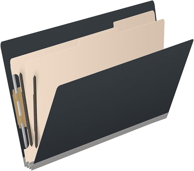 Ecom Folders End Tab Pressboard Classification Folders | Legal Size 25 Pt Stock - Image 2