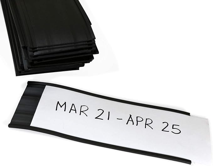 SmartSign Magnetic C Channel Card Label Holders by SmartSign