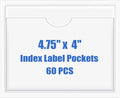 Origin-Joy 60 PCS Self Adhesive Index Card Pockets by Origin-Joy