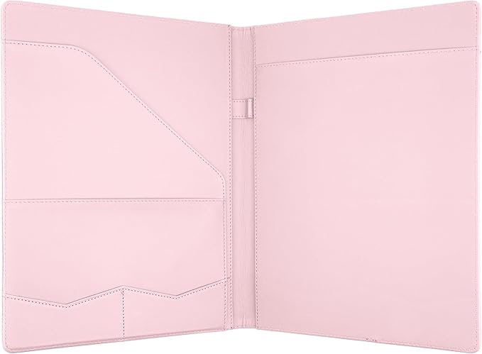 MOWPOG Professional Padfolio Portfolio Binder, Faux Leather Interview Resume - Image 2