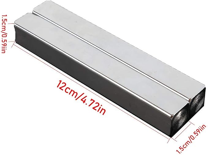 Metal Chinese Calligraphy Paperweight, 2 Pieces, Iron Paper Holder - Image 3