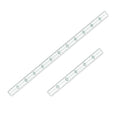 1/2" x 12" Pocket Quilting Ruler, High-Contrast Green Grid Marking Tool by SiKiWagz