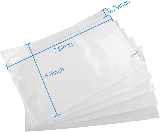 Shipping Labels Sleeves, Packing Slip Envelope Pouches 7.5" x 5.5" Packing List - Image 2