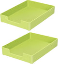 Letter Tray, 2 Pack Stackable Desk Organizer by RHONZHAO