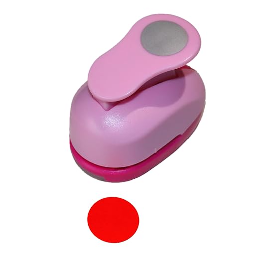 CADY Crafts Punch 1 inch Circle Punches Craft Lever Punch Handmade Paper Punch by CADY