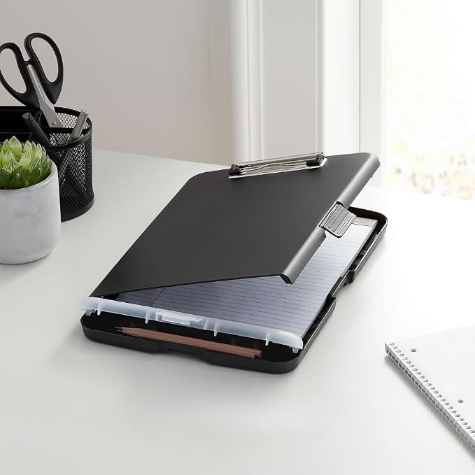 1InTheOffice Clipboard with Storage Box, Plastic Storage Clipboard - Image 7