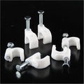 HS 7mm Ethernet Cat6 Cable Clips Clamps RG6 by HS