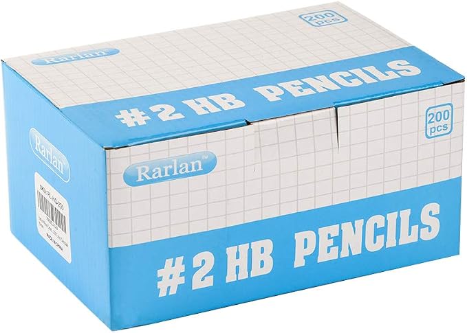 Rarlan Wood-Cased #2 HB Pencils, Pre-sharpened, Drawing and Sketching, Back to - Image 4