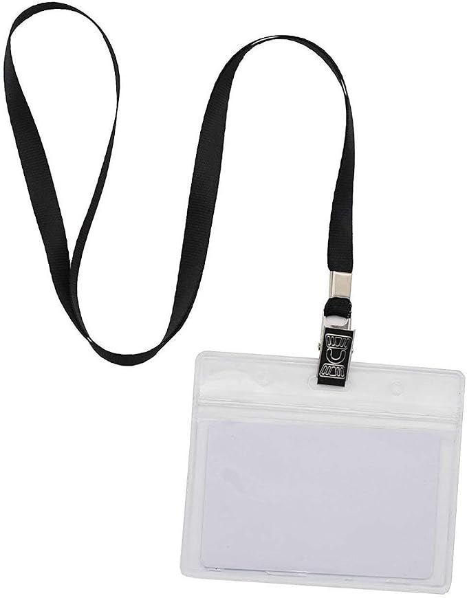 Beebel Purple Lanyards 100 Pack Nylon Flat Badge Lanyard - Image 4