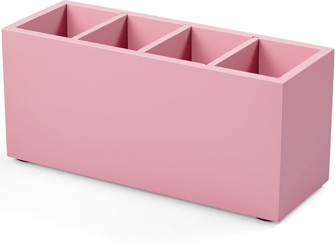 Bivvclaz Pencil Pen Holder for Desk, Wooden Office Desk Organizers and by Bivvclaz
