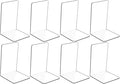 Adwikoso Clear Acrylic Book Ends, Non-Slip Book Holder Stand, Decorative Book by Hiziwimi