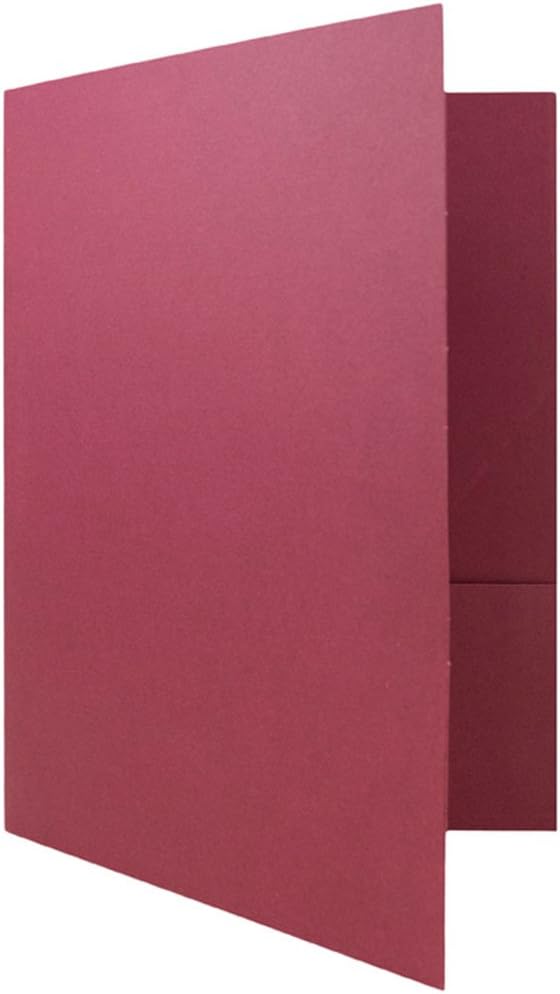 JAM PAPER Two Pocket Textured Linen Presentation Folders - Image 4