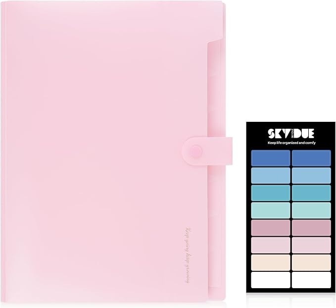 SKYDUE Accordion File Organizer, Expanding File Folder - Image 2