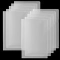 12 Packs Legal Size Clear Project Pocket Sleeves 9”x14.5”L-Type Plastic Folders by XUWAIDSGN