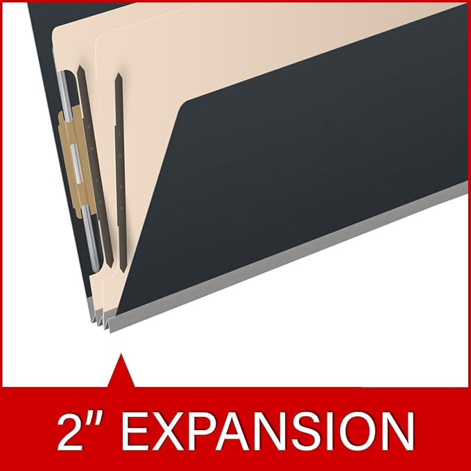 Ecom Folders End Tab Pressboard Classification Folders | Legal Size 25 Pt Stock - Image 7