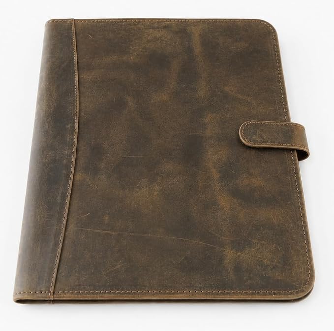 Leather Portfolio, Business Portfolio by MILITARIASTUFFS
