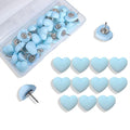 28pcs Decorative Cute Push Pins Heart Blue Thumbtacks Thumb Tacks Pushpins by Aoxsie