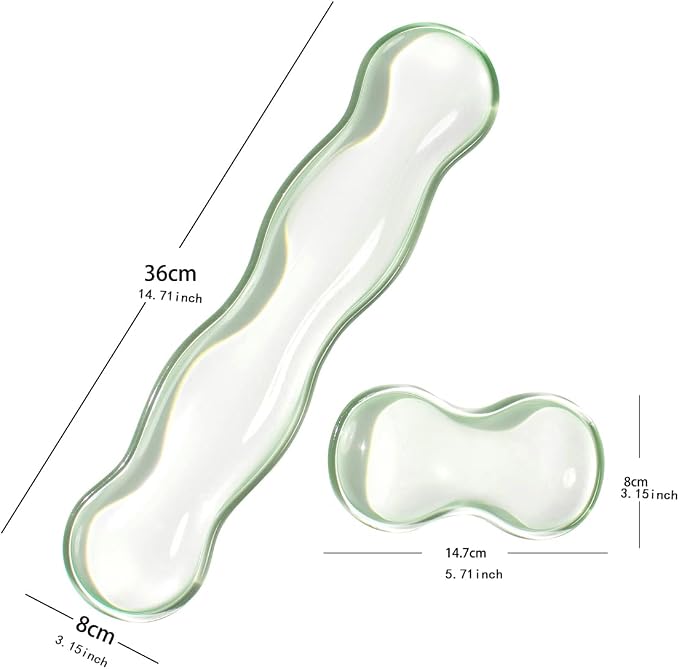 Clear Gel Wrist Rest for Keyboard and Mouse, Cute Ergonomic Wrist Rest for - Image 7