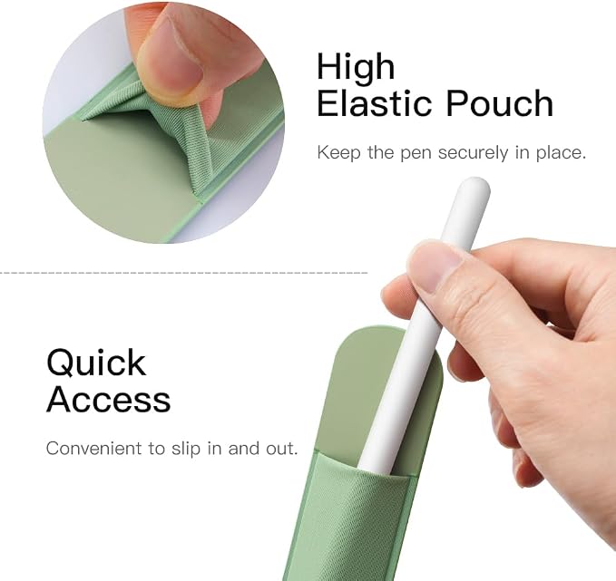 MoKo Pencil Holder Sticker Fit Apple Pencil Pro, Apple Pencil, iPencil 1st/2nd - Image 5