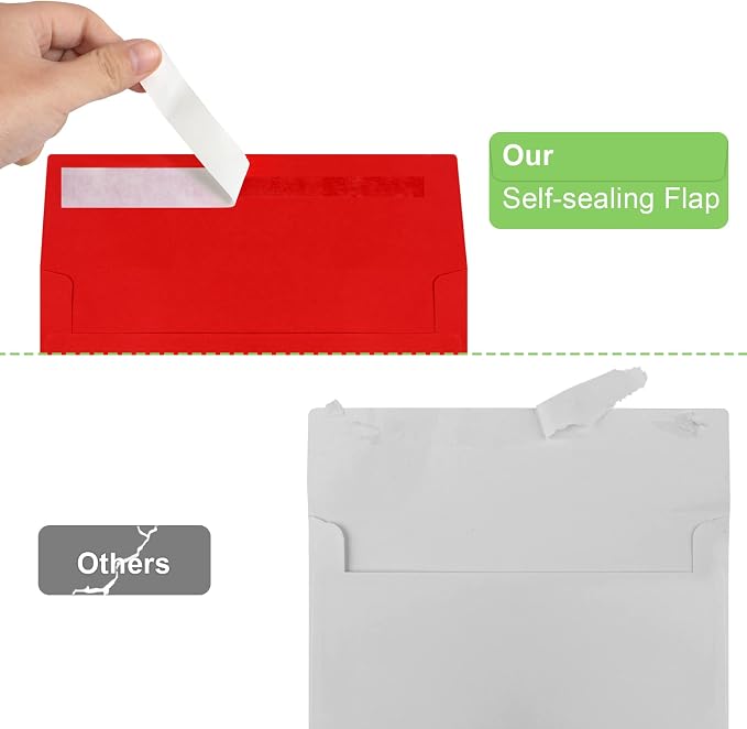 50 Packs 5x7 Envelopes, A7 5x7 Envelopes - Image 3