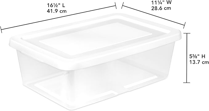 Sterilite 36 Pack Storage Box, 12 Quart Stackable Tote - Image 2