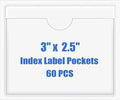 Origin-Joy 60 PCS Self Adhesive Index Card Pockets by Origin-Joy