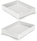 Letter-Size Tray Desk Letter Tray Paper Tray, Sturdy Heavy-Duty Plastic Printer by AZFUNN