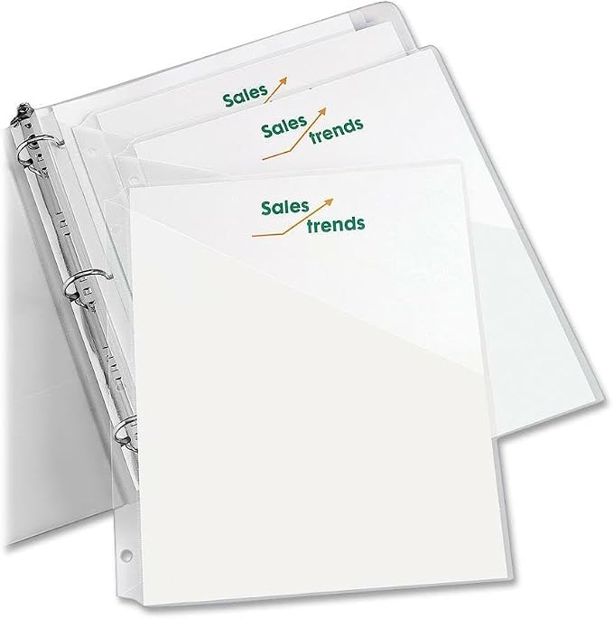 Avery Binder Pockets for 3 Ring Binders, for 8.5" x 11" Documents, Acid-Free - Image 8